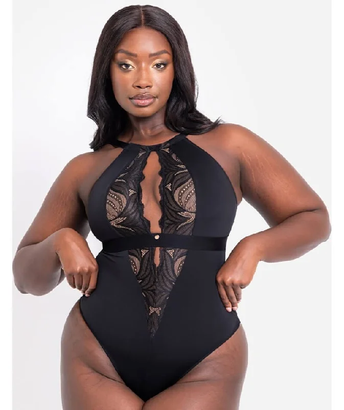Seamless Bodysuits for a Smooth Underwear LookScantilly Indulgence Stretch Lace Bodysuit - Black/Latte Seamless Bodysuits for a Smooth Underwear LookScantilly Indulgence Stretch Lace Bodysuit - Black/Latte