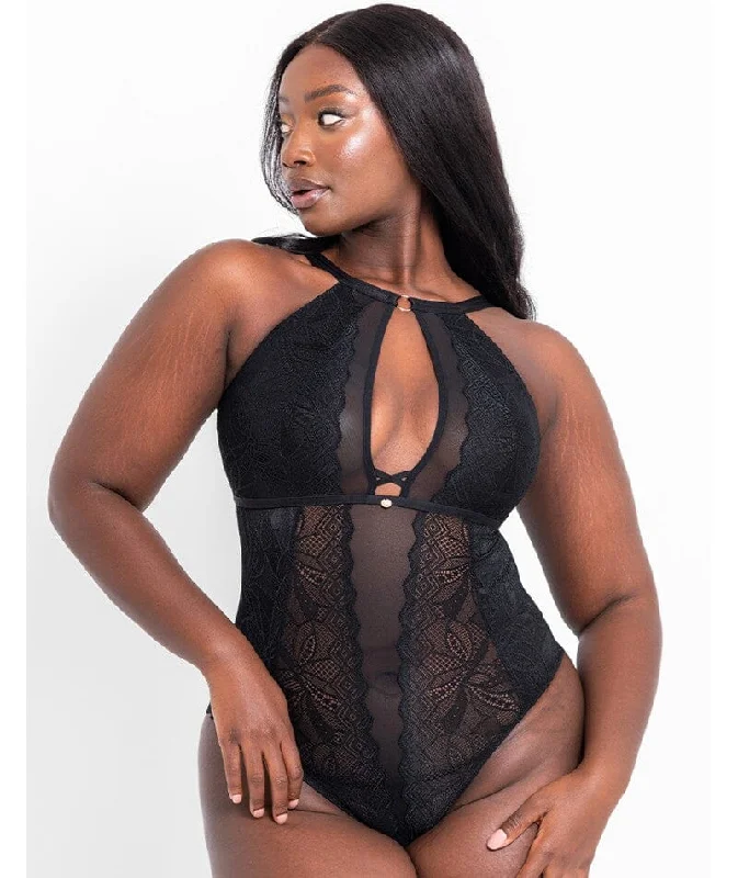 Convertible Straps Bodysuits for Multiple Styling OptionsScantilly Opulence Stretch Lace Bodysuit - Black Convertible Straps Bodysuits for Multiple Styling OptionsScantilly Opulence Stretch Lace Bodysuit - Black