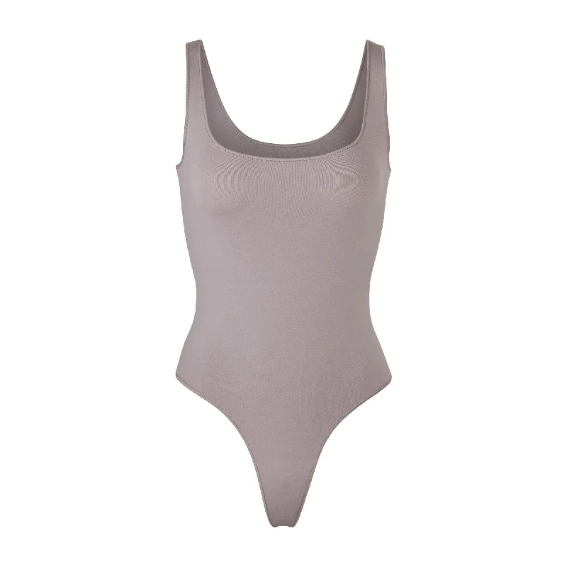 High - Neck Bodysuits for a Modest and Sophisticated LookESSENTIAL SCOOP NECK BODYSUIT | SMOKE High - Neck Bodysuits for a Modest and Sophisticated LookESSENTIAL SCOOP NECK BODYSUIT | SMOKE