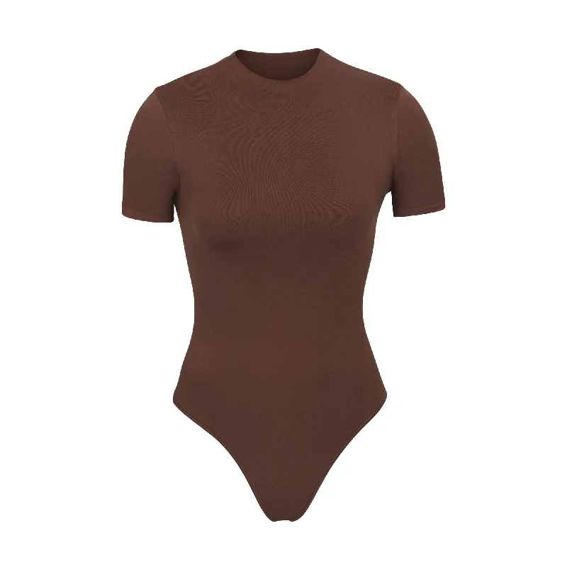 Metallic Bodysuits for a Glitzy and Glamorous Night OutESSENTIAL T-SHIRT BODYSUIT | SMOKEY QUARTZ Metallic Bodysuits for a Glitzy and Glamorous Night OutESSENTIAL T-SHIRT BODYSUIT | SMOKEY QUARTZ