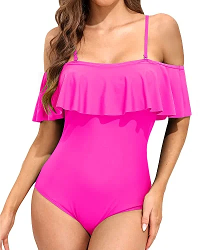 Women's Cargo - Style One - Pieces in Khaki with Pockets for a Practical and Stylish Outdoor LookOff Shoulder Ruffled Retro Bathing Suit Flounce Printed One Piece Swimsuit-Neon Pink Women's Cargo - Style One - Pieces in Khaki with Pockets for a Practical and Stylish Outdoor LookOff Shoulder Ruffled Retro Bathing Suit Flounce Printed One Piece Swimsuit-Neon Pink