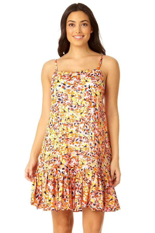 Beach - themed embroidery cover ups for a unique and personalized touchAnne Cole - Women's A Line Dress Swimsuit Cover Up Beach - themed embroidery cover ups for a unique and personalized touchAnne Cole - Women's A Line Dress Swimsuit Cover Up