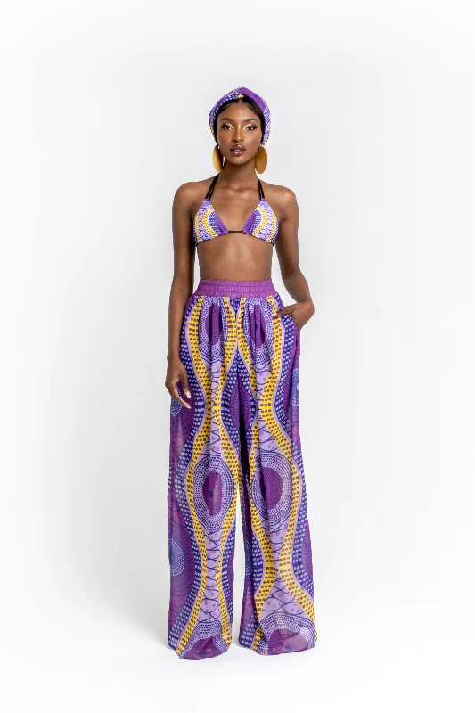 V - neck cover ups for a flattering necklineSOMTO COVER UP TROUSERS