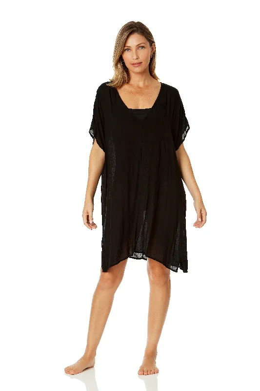 Sustainable organic cotton cover ups for eco - conscious beach loversWomen's Live In Color Easy Tunic Swimsuit Cover Up Sustainable organic cotton cover ups for eco - conscious beach loversWomen's Live In Color Easy Tunic Swimsuit Cover Up